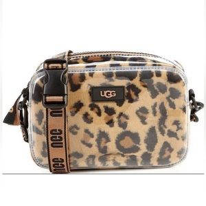 COPY - UGG Janey II Clear /Leopard Crossbody W/ Adjustable Strap  Bag Brand New